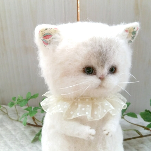 ペルシャ猫ちゃん 羊毛フェルト mignon animal Anne 通販 1711782