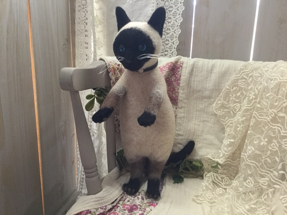 リアル猫のぬいぐるみ 新品 ひなたぼっこネコぬいぐるみ40cm