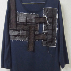SADAHARU HIGA HAUTE COUTURE・ティシャツ・冬支度ハンドメイド2018 1枚目の画像