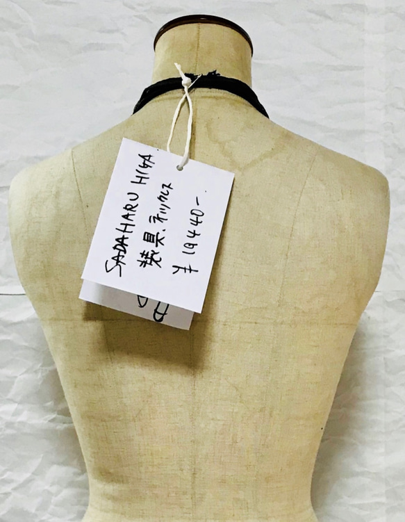 SADAHARU HIGA HAUTE COUTURE・装具・ネックレス１０・冬支度ハンドメイド2018 3枚目の画像