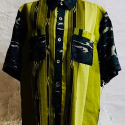 SADAHARU HIGA HAUTE COUTURE・男性用半袖シャツ１ 1枚目の画像