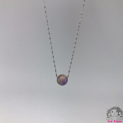 925 Silver Ametrine 14.8mm Bead Pendant Necklace 4枚目の画像