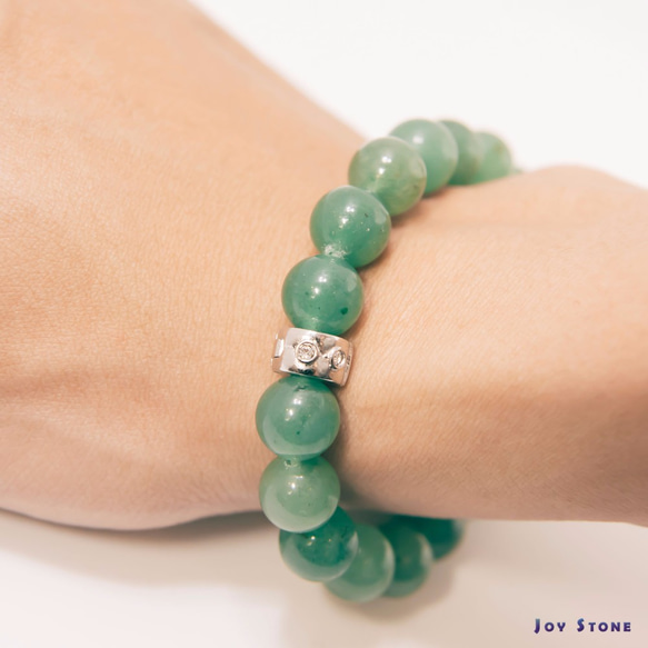 Aventurine Bracelet 10mm Beads Precious Stones 3枚目の画像