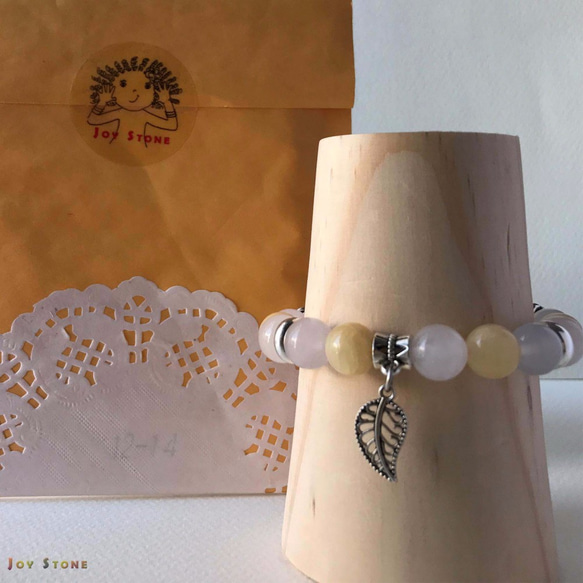 Health Bracelet - Topaz - Rose Quartz - Beads Precious Stone 6枚目の画像