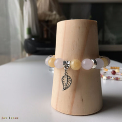 Health Bracelet - Topaz - Rose Quartz - Beads Precious Stone 7枚目の画像