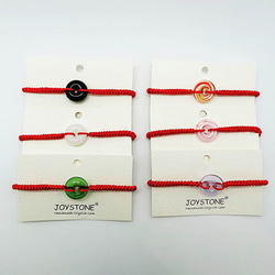 Lucky Diffuser Chain Bracelet - Black Color Red Cord Craft 6枚目の画像