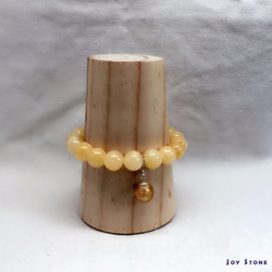 Diffuser Bracelet 10mm Topaz Beads Precious Stones 3枚目の画像