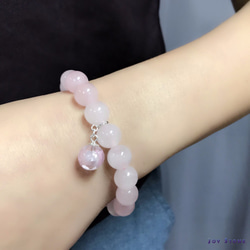 Diffuser Bracelet 10mm Rose Quartz Beads Precious Stones 5枚目の画像