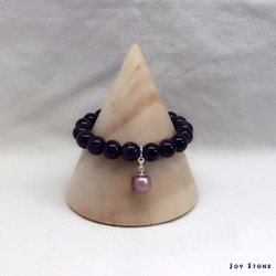 Diffuser Bracelet 10mm Amethyst Beads Precious Stones 3枚目の画像