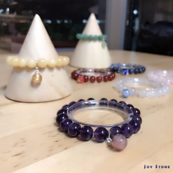 Diffuser Bracelet 10mm Amethyst Beads Precious Stones 6枚目の画像