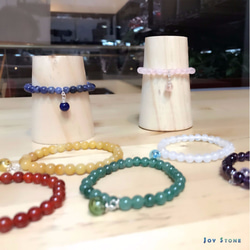 Diffuser Bracelet 6mm White Agate Beads Precious Stones 8枚目の画像