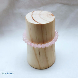 Diffuser Bracelet 6mm Rose Quartz Beads Precious Stones 4枚目の画像