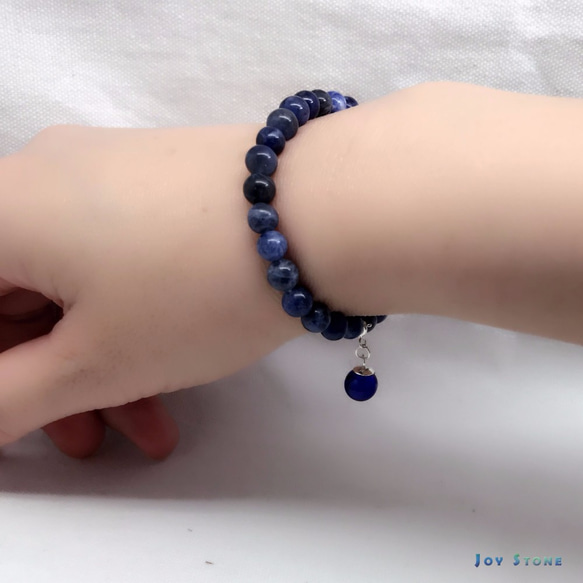 Diffuser Bracelet 6mm Soda Stone Beads Precious Stones 2枚目の画像