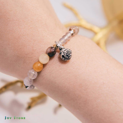 Wealth Bracelet - Multi-color Rutilated Quartz - Customized 1枚目の画像