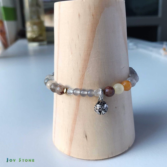 Wealth Bracelet - Multi-color Rutilated Quartz - Customized 5枚目の画像