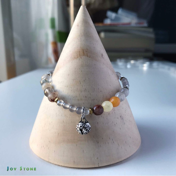 Wealth Bracelet - Multi-color Rutilated Quartz - Customized 6枚目の画像