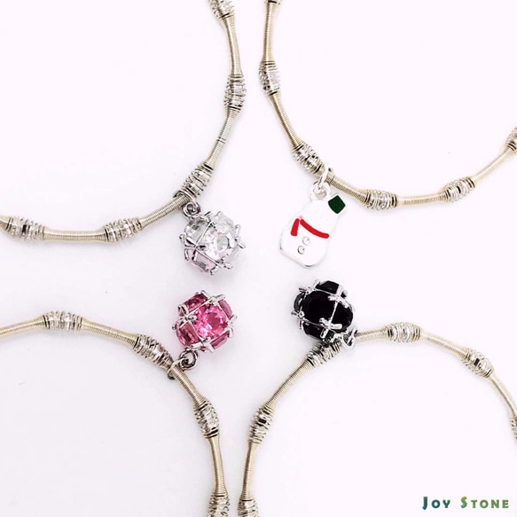 Party Queen Silver Beads Bracelets - Snowman 5枚目の画像