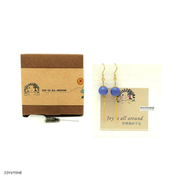 Splendid Dangle Gold plated Silver Diffuser Candy Earrings 2枚目の画像