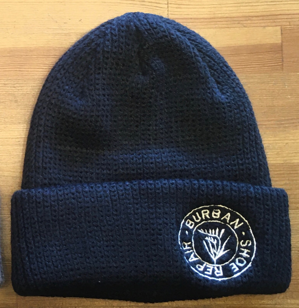 靴修理屋ワッチキャップ【LOCAL WATCH CAP(navy) 】 1枚目の画像