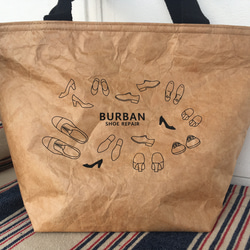 靴修理屋のミニトート【BURBAN TOTE BAG】 2枚目の画像