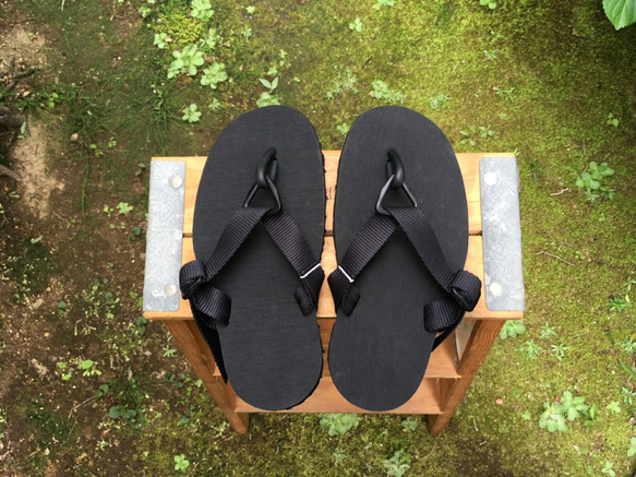 Wippon Slipper – Black（XS size／13mm sole） 4枚目の画像