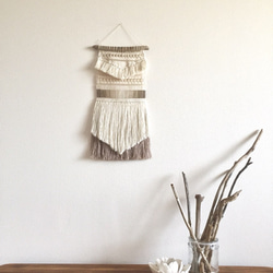 もこもこ＊マクラメタペストリー タペストリー・壁掛け nuyto