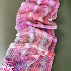 Handwoven Scarf - Pima Cotton 2枚目の画像