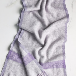 Handwoven Cashmere Scarf 手織客什米爾羊絨圍巾 第7張的照片