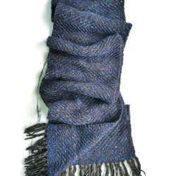 手織りのドネガルツイードスカーフ 10枚目の画像