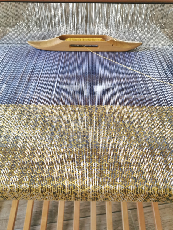 手編みミンクメリノショール 10枚目の画像