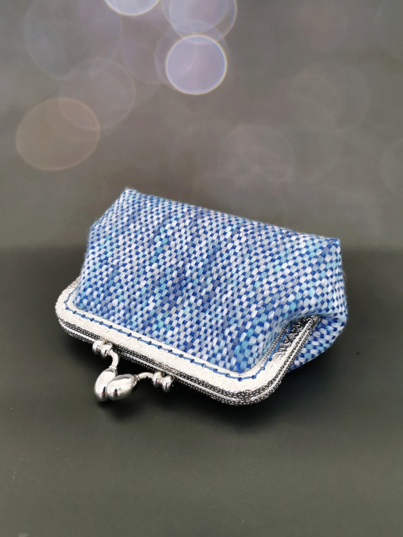 CaCa Crafts |【我們の手織布】手織布口金包 第2張的照片