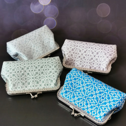 CaCa Crafts |【CaCa の手織布】手織古典歐風口金包 第10張的照片