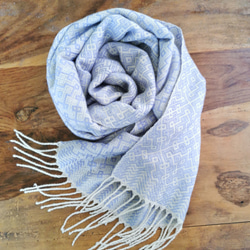 Handwoven Cashmere & Silk Shawl 1枚目の画像