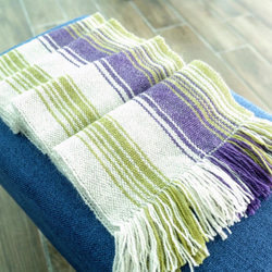 Handwoven Silk Alpaca Scarf 第6張的照片