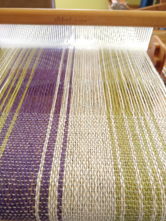 Handwoven Silk Alpaca Scarf 第7張的照片