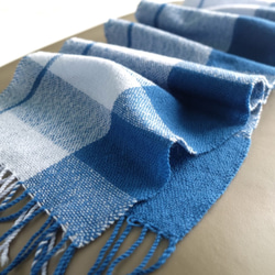 Handwoven Merino Wool Scarf 第7張的照片