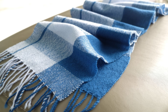 Handwoven Merino Wool Scarf 第7張的照片