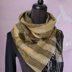 Handwoven Shawl - Silky Cashmere/Merino Wool/Mink 第1張的照片