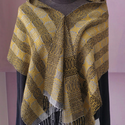 Handwoven Shawl - Silky Cashmere/Merino Wool/Mink 第2張的照片