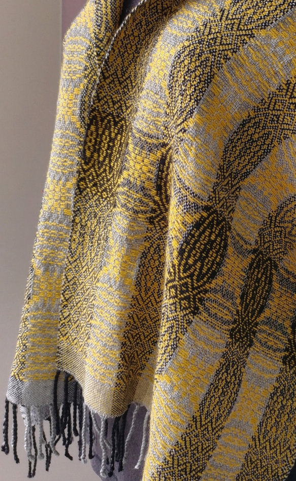 Handwoven Shawl - Silky Cashmere/Merino Wool/Mink 第3張的照片