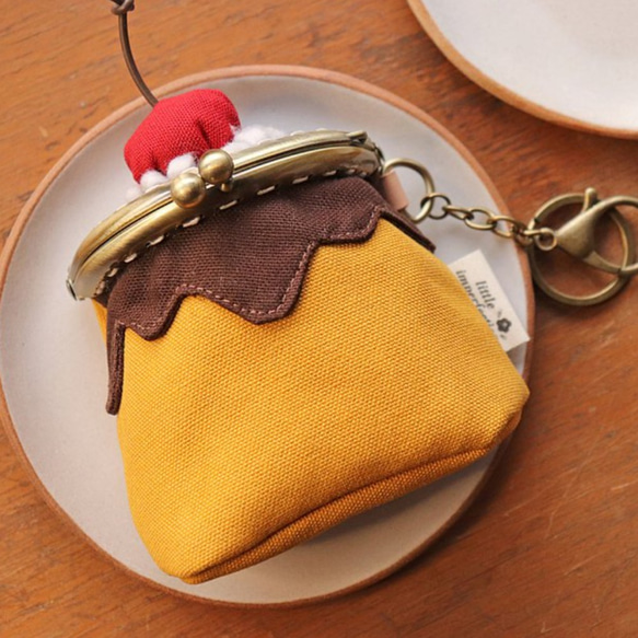 迷你甜點系列 - 小布丁 口金包 零錢包 收納包 附鑰匙圈 第2張的照片