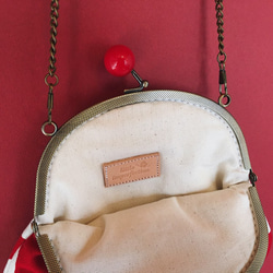 【免費客製】-米妮的蝴蝶結- 口金包/隨身包/小包/側背包/交換禮物/聖誕禮物/免費包裝 第3張的照片