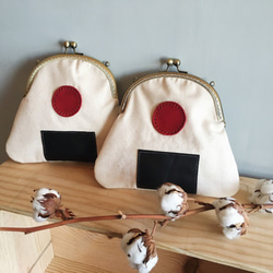 -梅子海苔飯糰- 造型口金包/がま口/隨身包/小包/側背包/生日禮物 第5張的照片