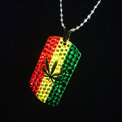 オーダー専用☆ドッグタグ  スワロフスキー施工 オーダー専用☆ドッグタグ スワロフスキー施工 ネックレス・ペンダント