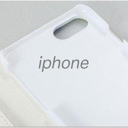 ＊フランスパン男爵＊ 手帳型 スマホケース 白 トリ 鳥 ハト 鳩 インコ フランスパン パン Xperia iPhon 6枚目の画像