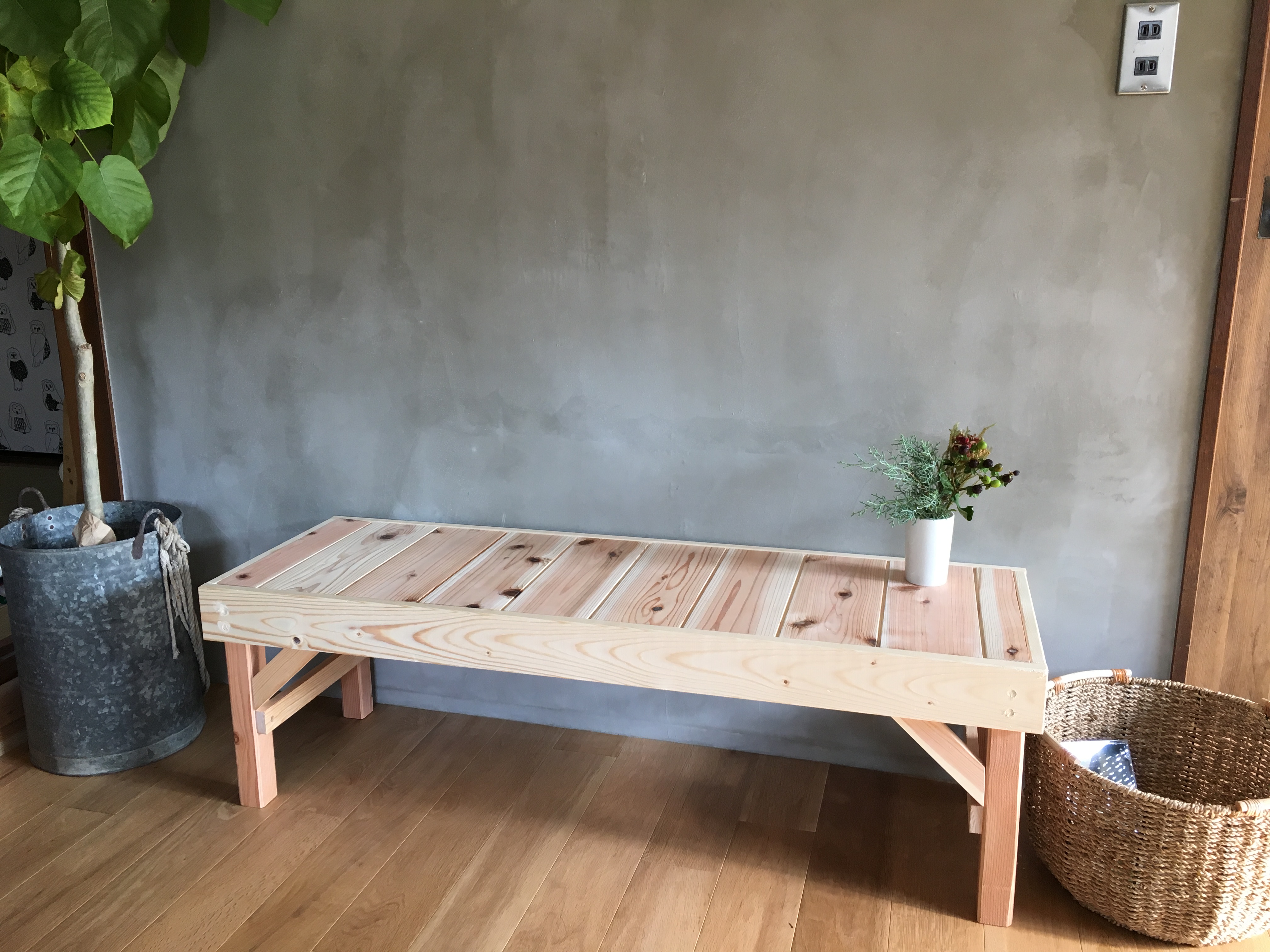 ハンドメイド ２人掛けベンチ (チーク色) 楽天市場】オールドチーク無垢材 ベンチ 100cm スツール 屋外