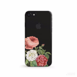 玫瑰與牡丹- 防摔透明軟殼- iPhone 7, iPhone 7 plus, iPhone 6, iPhone SE 第1張的照片
