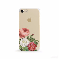 玫瑰與牡丹- 防摔透明軟殼- iPhone 7, iPhone 7 plus, iPhone 6, iPhone SE 第4張的照片