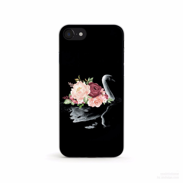 白鳥の湖 - 防滴透明ソフトシェル -  iPhone 7、iPhone 7プラス、iPhone 6、iPhone SE 1枚目の画像