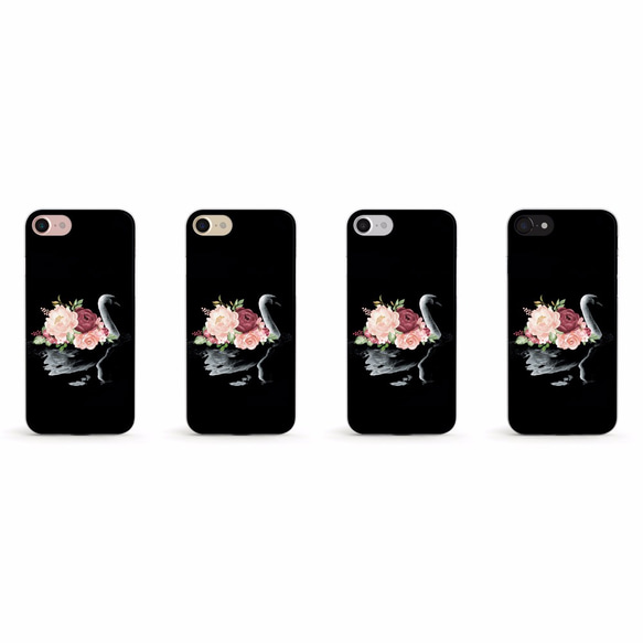 白鳥の湖 - 防滴透明ソフトシェル -  iPhone 7、iPhone 7プラス、iPhone 6、iPhone SE 3枚目の画像